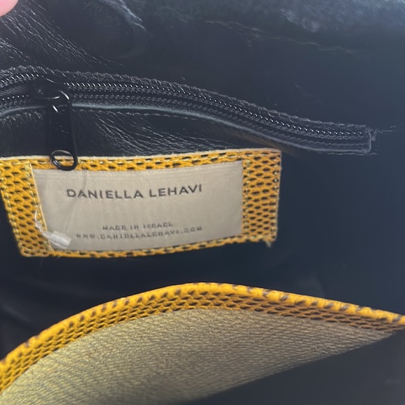 Daniella Lehavi handbag yellow & black - Picture 8 of 12